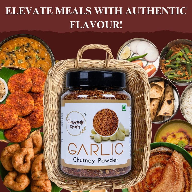 Flavour Drum Garlic Chutney Powder, 7 oz (200 g) | Healthy and Fresh - Image 5